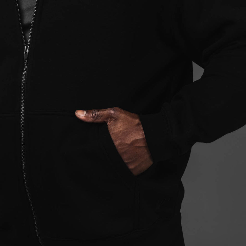 Collegiate Fleece Zip Hoodie