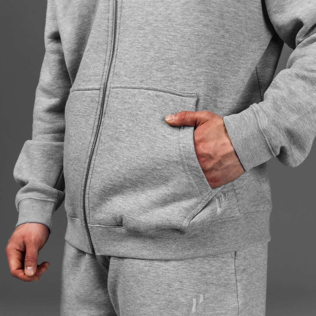 Collegiate Fleece Zip Hoodie