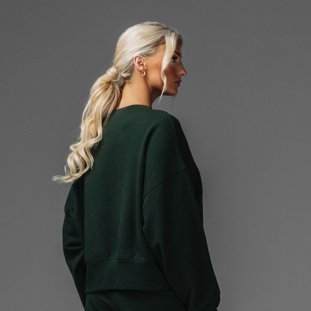 Classic Cropped Crew Sweatshirt