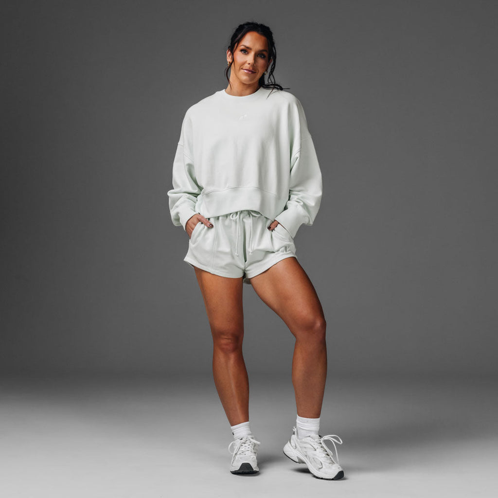 Classic Cropped Crew Sweatshirt